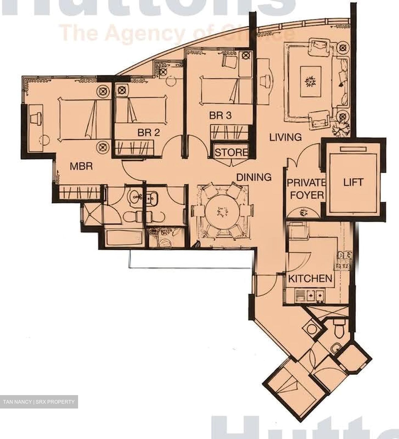 Palm Gardens (D23), Condominium #596082271